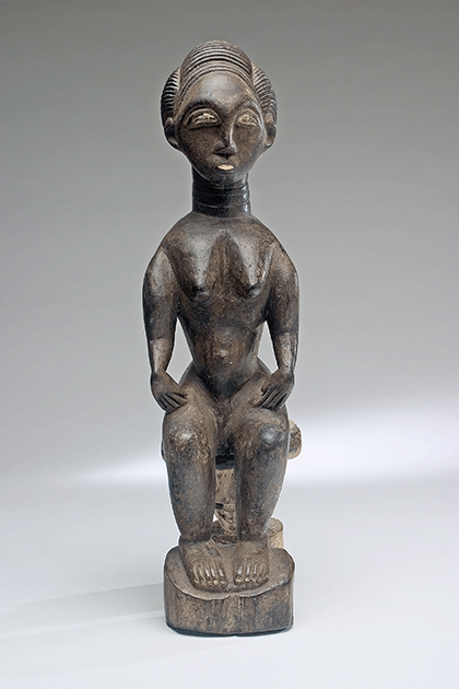 Female figure, Cote d’Ivoire, mid 20th Century, Lowe Art Museum, University of Miami. Image: © Lowe Art Museum / Gift of an Anonymous Donor / Bridgeman Images
